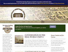 Tablet Screenshot of brenhamheritagemuseum.org